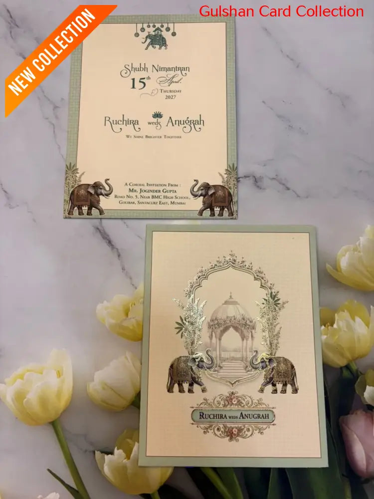 Designer Wedding Invitation Card for Marriage RD 462
