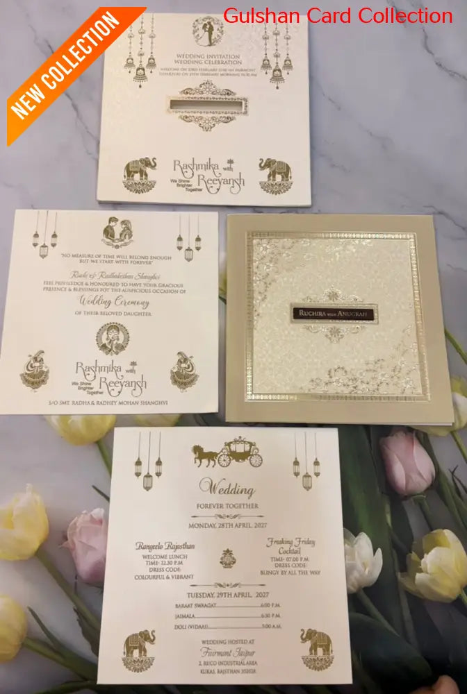 Designer Wedding Invitation Card for Marriage RD 466