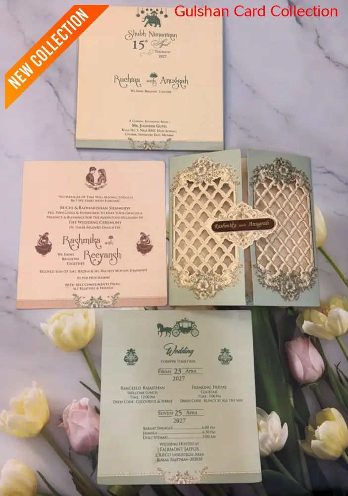 Designer Wedding Invitation Card for Marriage RD 479