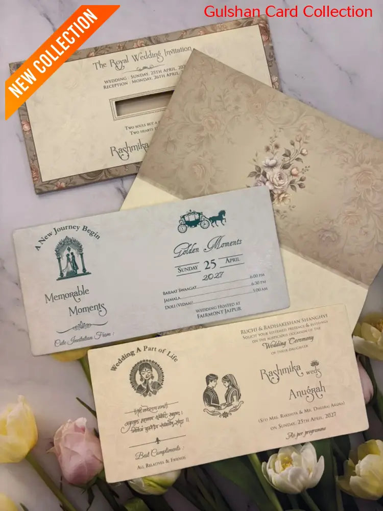 Designer Wedding Invitation Card for Marriage RD 504