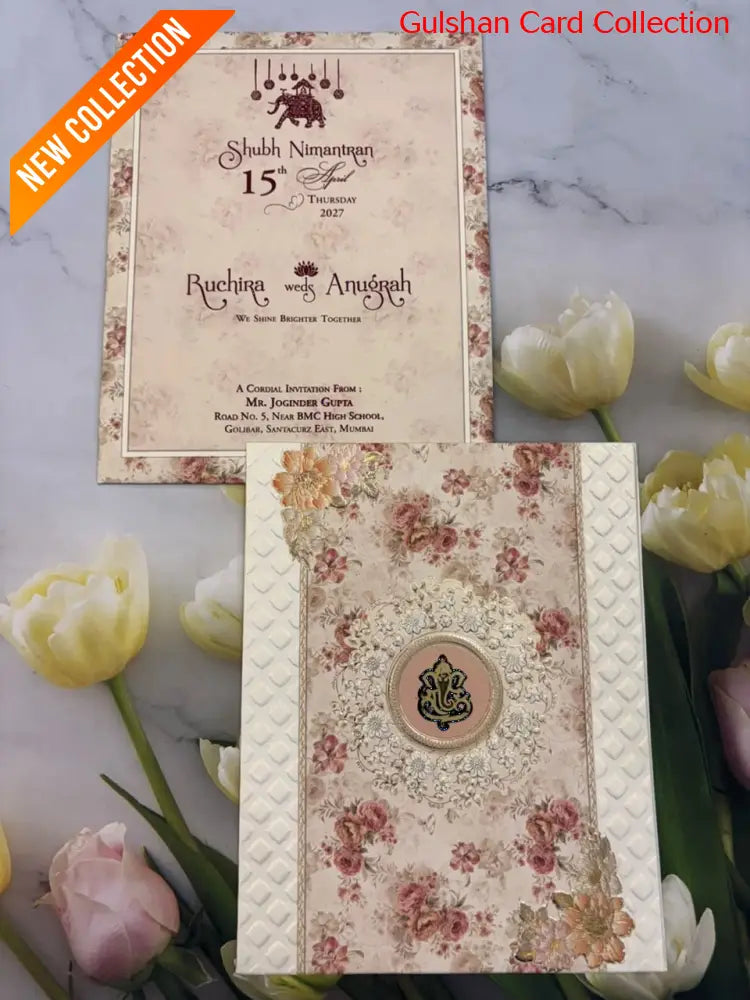 Designer Wedding Invitation Card for Marriage RD 524