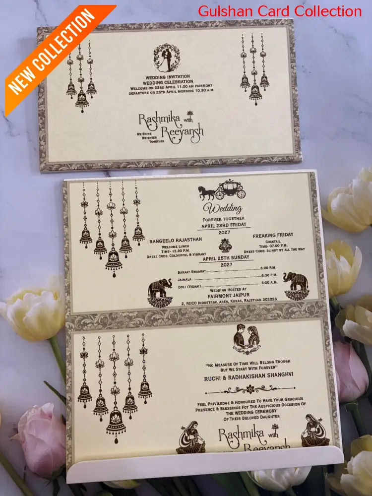 Designer Wedding Invitation Card for Marriage RD 525