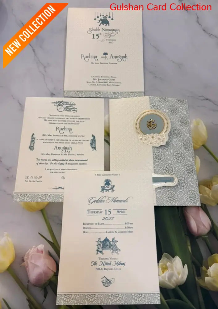 Designer Wedding Invitation Card for Marriage RD 532