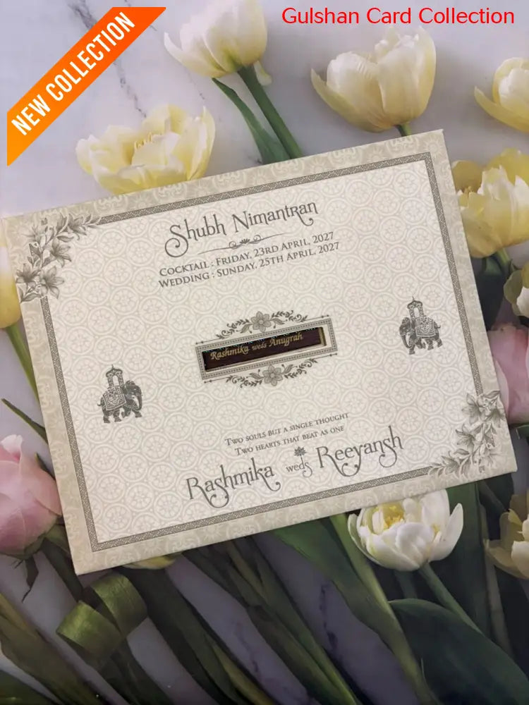 Designer Wedding Invitation Card for Marriage RD 544-G