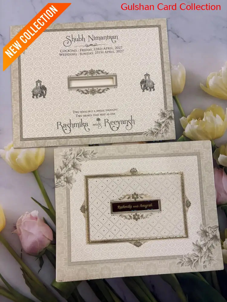 Designer Wedding Invitation Card for Marriage RD 544-G