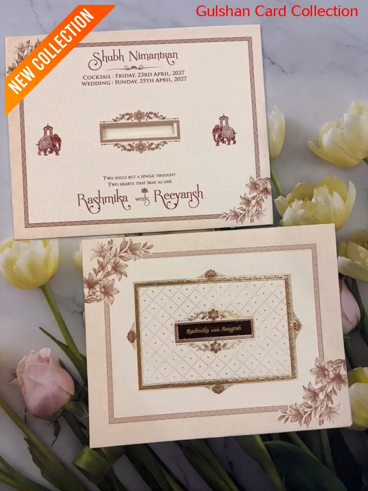 Designer Wedding Invitation Card for Marriage RD 544-P