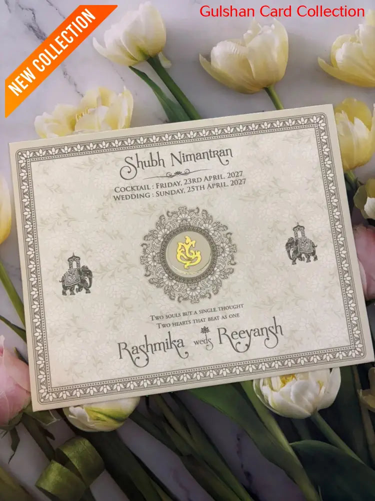 Designer Wedding Invitation Card for Marriage RD 545-G