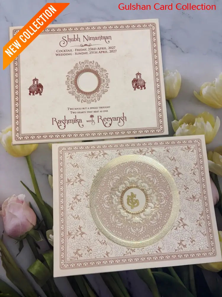 Designer Wedding Invitation Card for Marriage RD 545-P