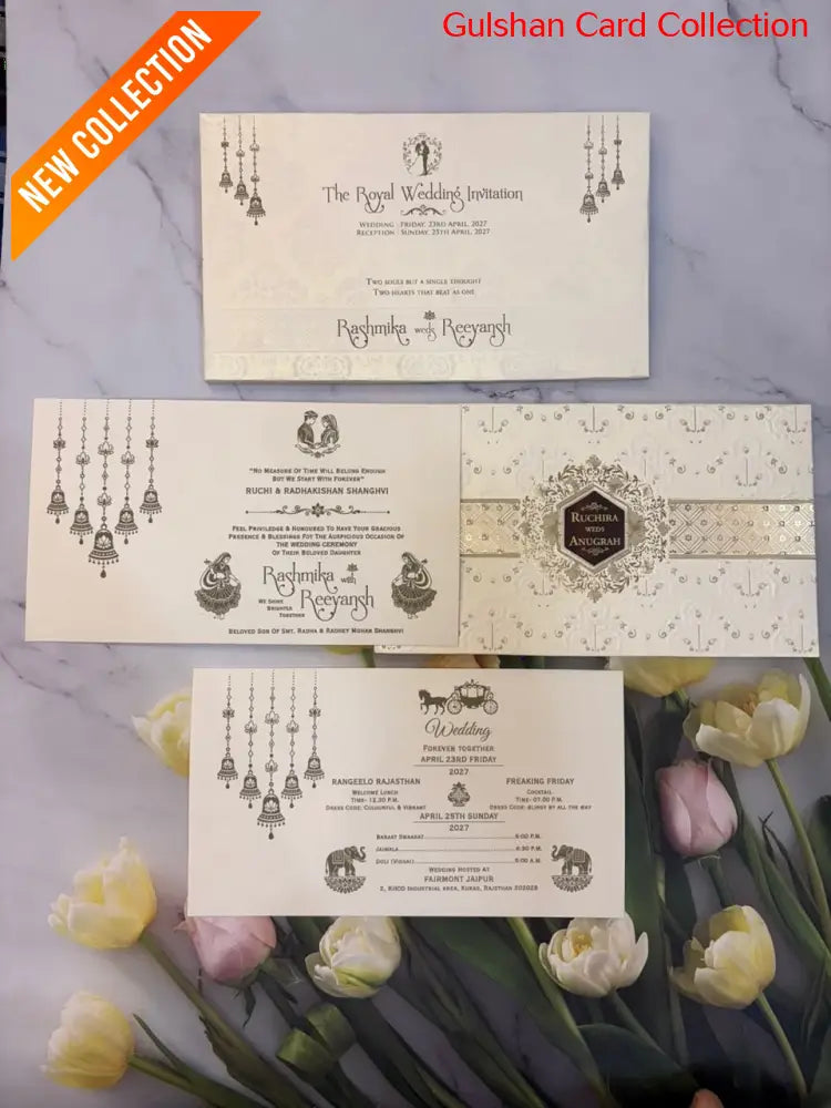 Designer Wedding Invitation Card for Marriage RD 563