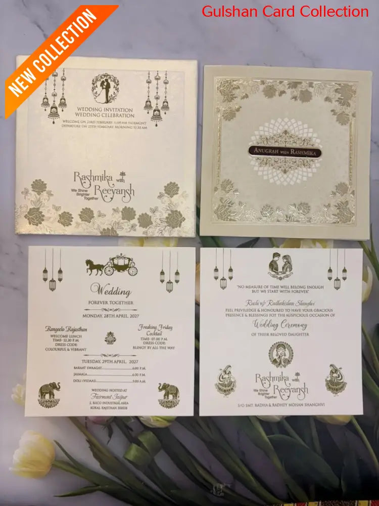 Designer Wedding Invitation Card for Marriage RD 569-G