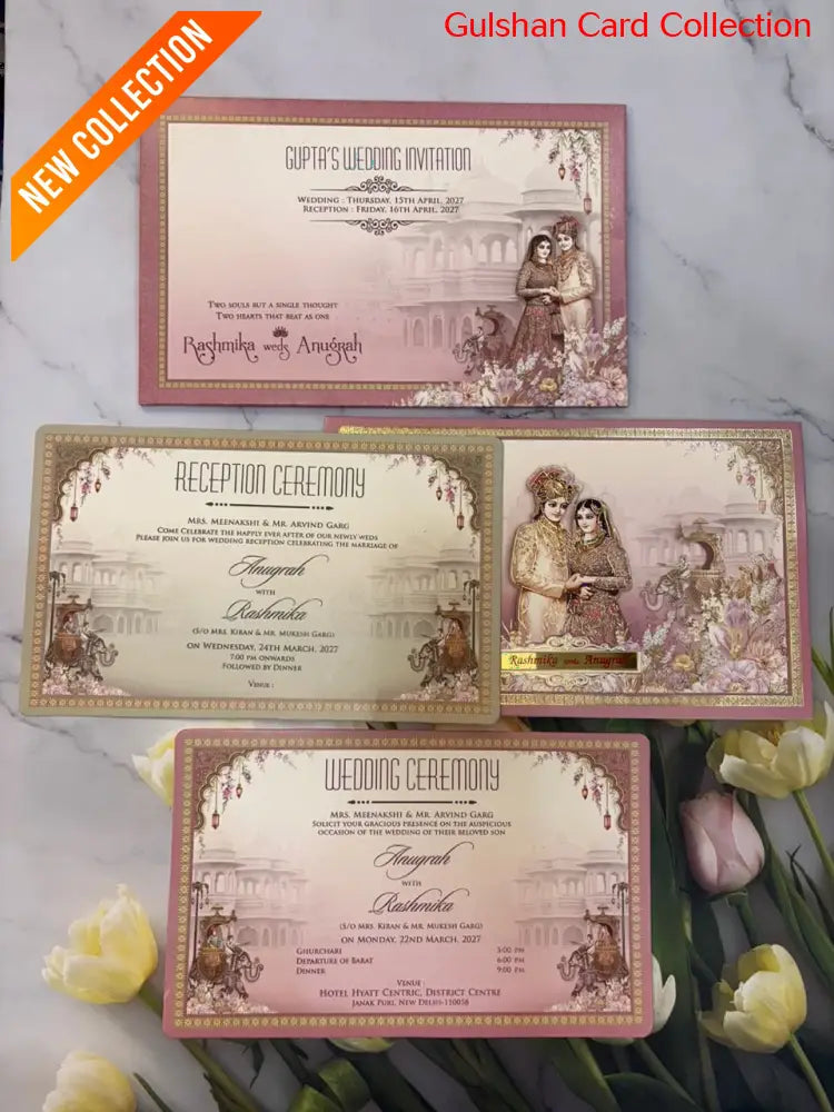 Designer Wedding Invitation Card for Marriage RD 7069