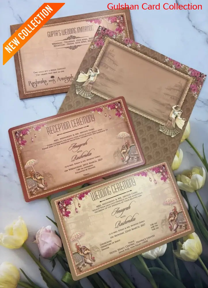 Designer Wedding Invitation Card for Marriage RD 7072