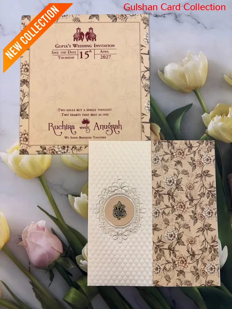 Designer Wedding Invitation Card for Marriage RD 8040