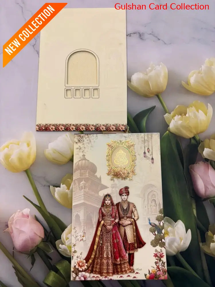 Designer Wedding Invitation Card for Marriage SD B-62