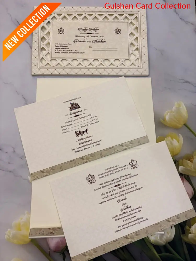 Designer Wedding Invitation Card for Marriage SD G-42