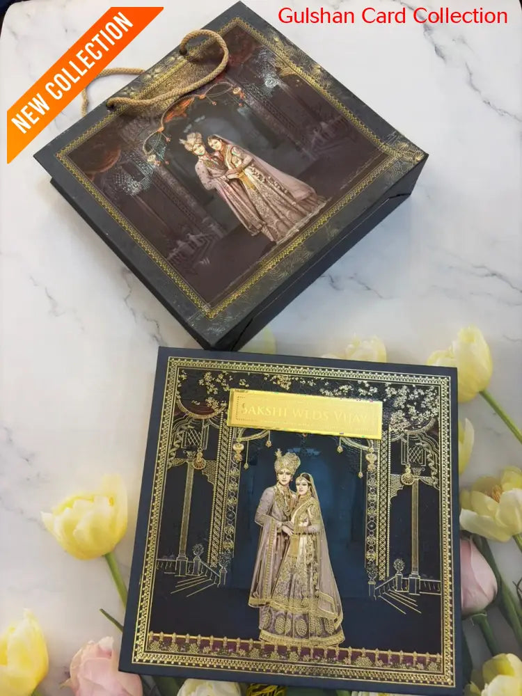 Dry Fruits/ Chocolate Designer Invitation Box in Bride & Groom Design SD-02.