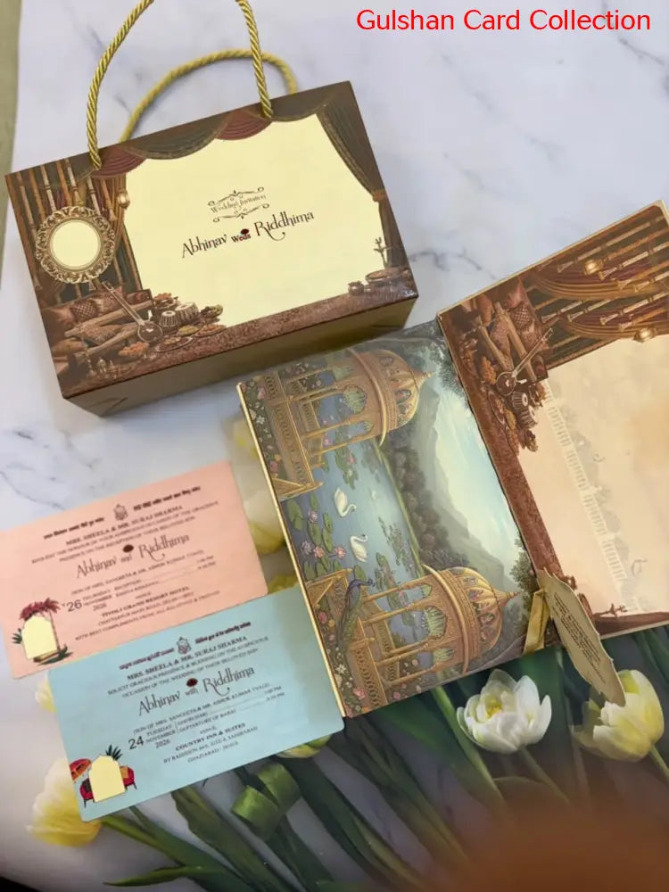Dry Fruits/ Chocolate Designer Invitation Box in Bride & Groom Pattern SD (B-0138) 25