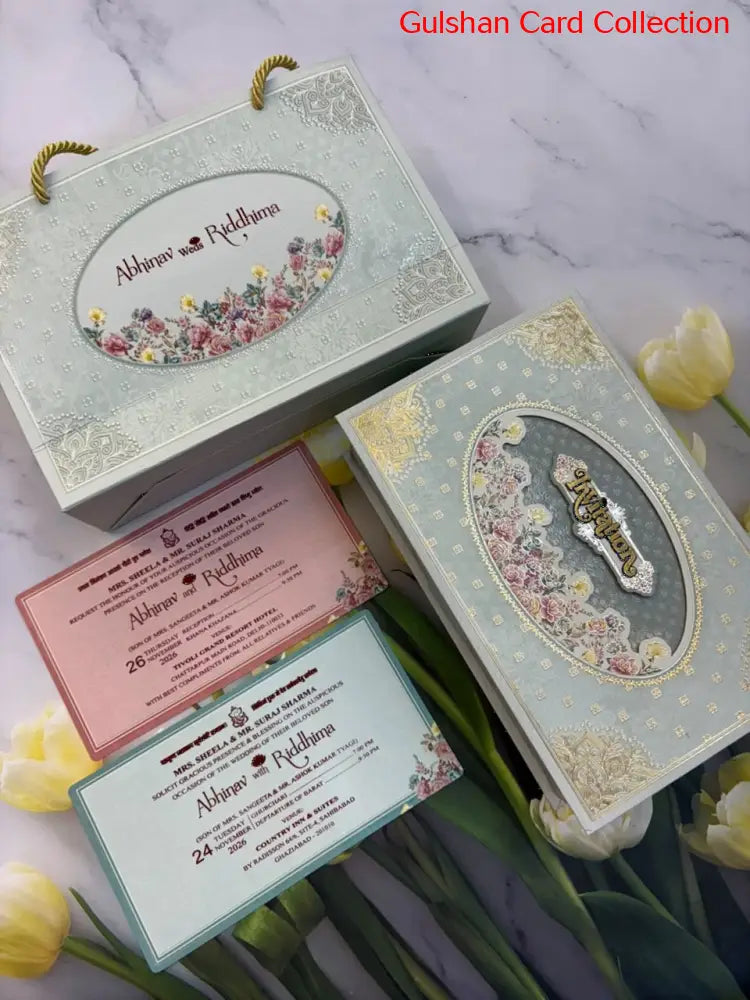 Dry Fruits/ Chocolate Designer Invitation Box in Floral SD 02 25