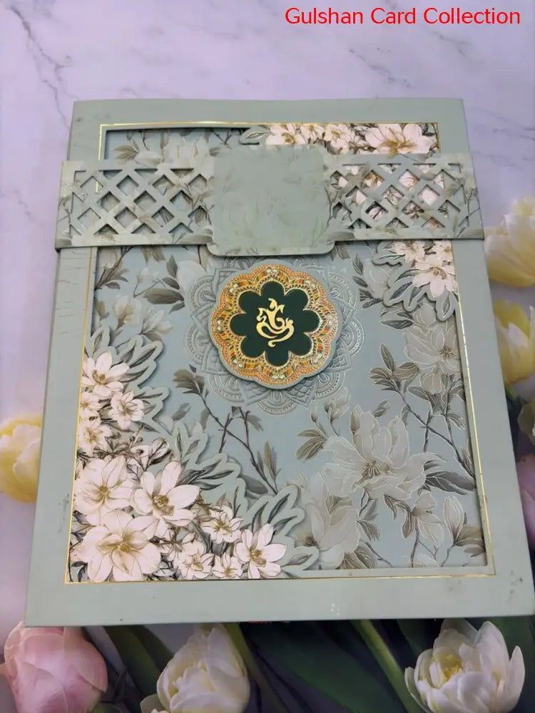 Dry Fruits/ Chocolate Designer Invitation Box in Floral SD 03 10