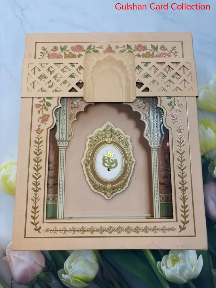 Dry Fruits/ Chocolate Designer Invitation Box in Floral SD 04 1
