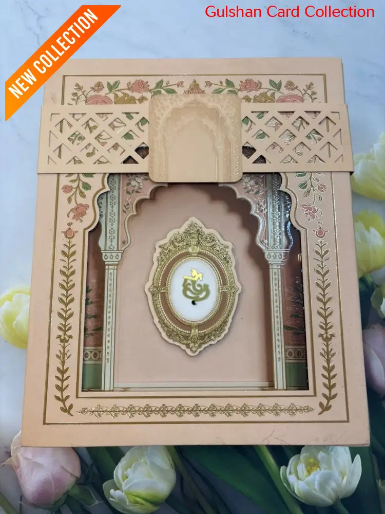 Dry Fruits/ Chocolate Designer Invitation Box in Floral SD 04