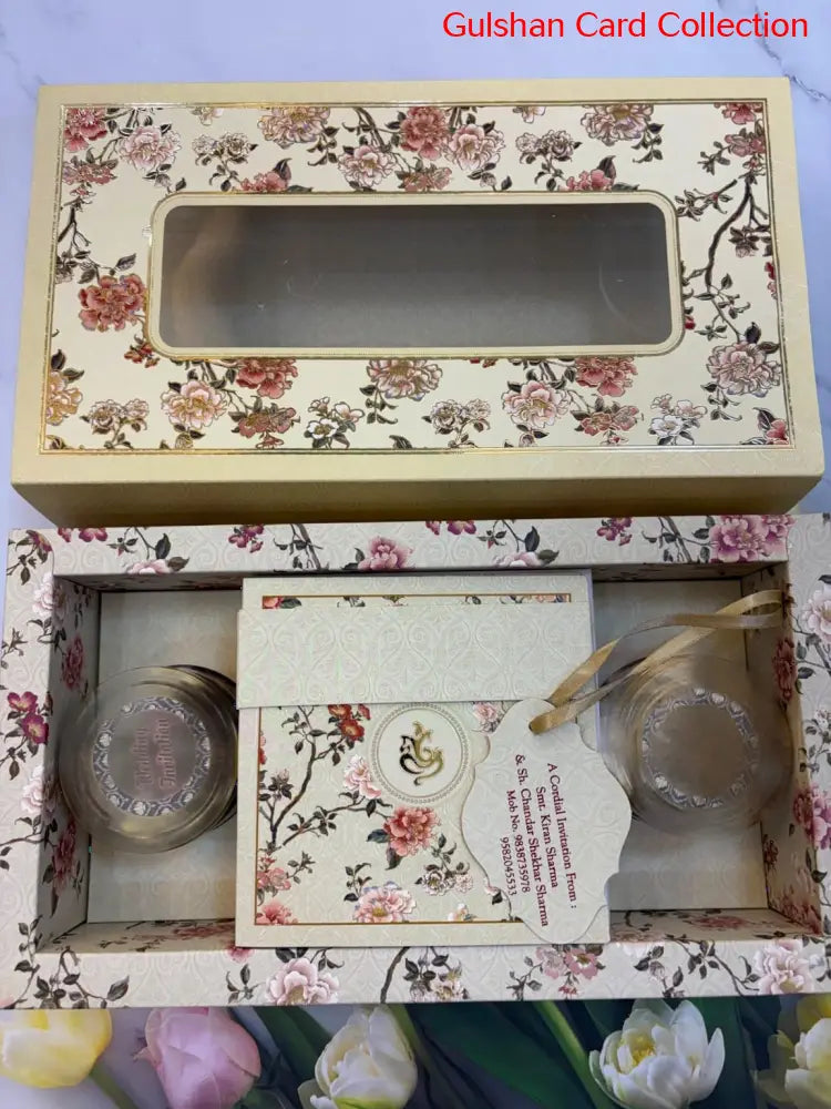 Dry Fruits/ Chocolate Designer Invitation Box SD 08 1