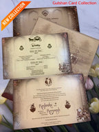 Elephant Designer Wedding Invitation Card for Marriage RD 405