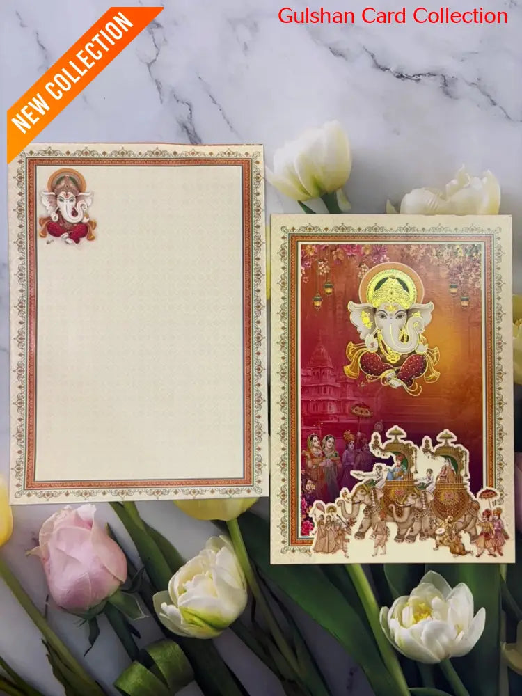 Ganesh Wedding invitation Card For Marriage SD 9052