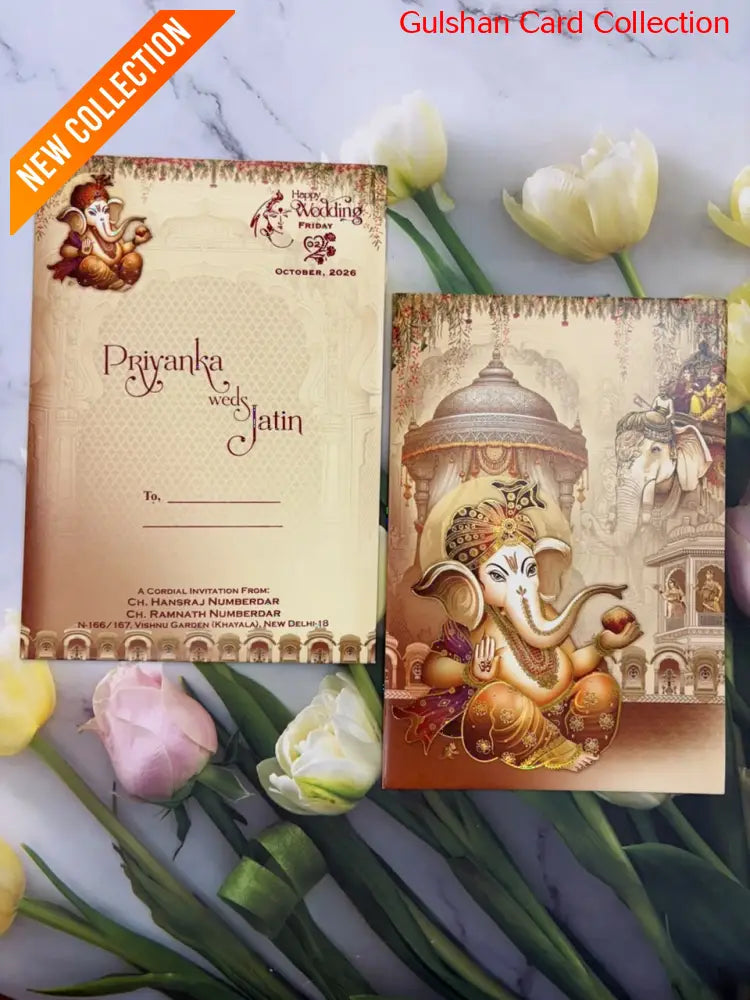Ganesh wedding invitation Card For Marriage SD C-66