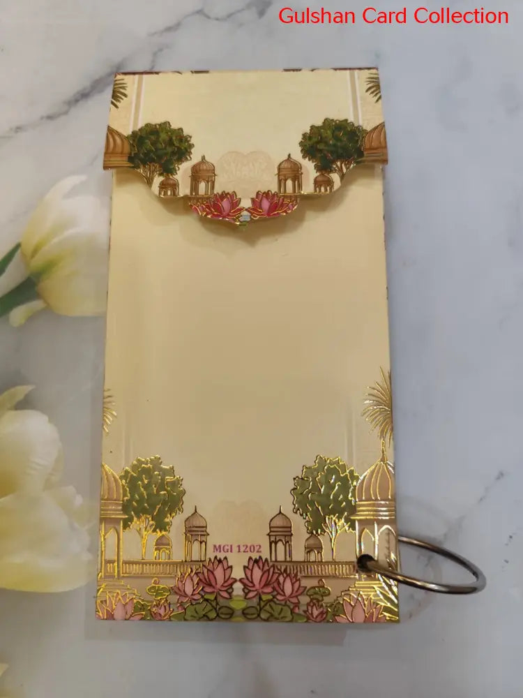 Gold Foil Designer Shagun Envelopes For Gifting Weddings,etc K03