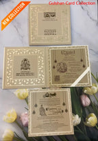 Hardboard Designer Wedding Invitation Card for Marriage RD 581