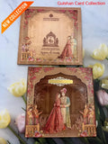 Hardboard Designer Wedding Invitation Card for Marriage RD 7085