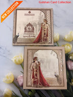Hardboard Designer Wedding Invitation Card for Marriage RD 7086