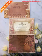 Hardboard Designer Wedding Invitation Card for Marriage RD 7089