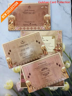 Hardboard Designer Wedding Invitation Card for Marriage RD 7089