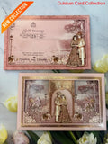 Hardboard Designer Wedding Invitation Card for Marriage RD 7091