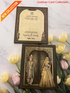 Hardboard Designer Wedding Invitation Card for Marriage RD 8008
