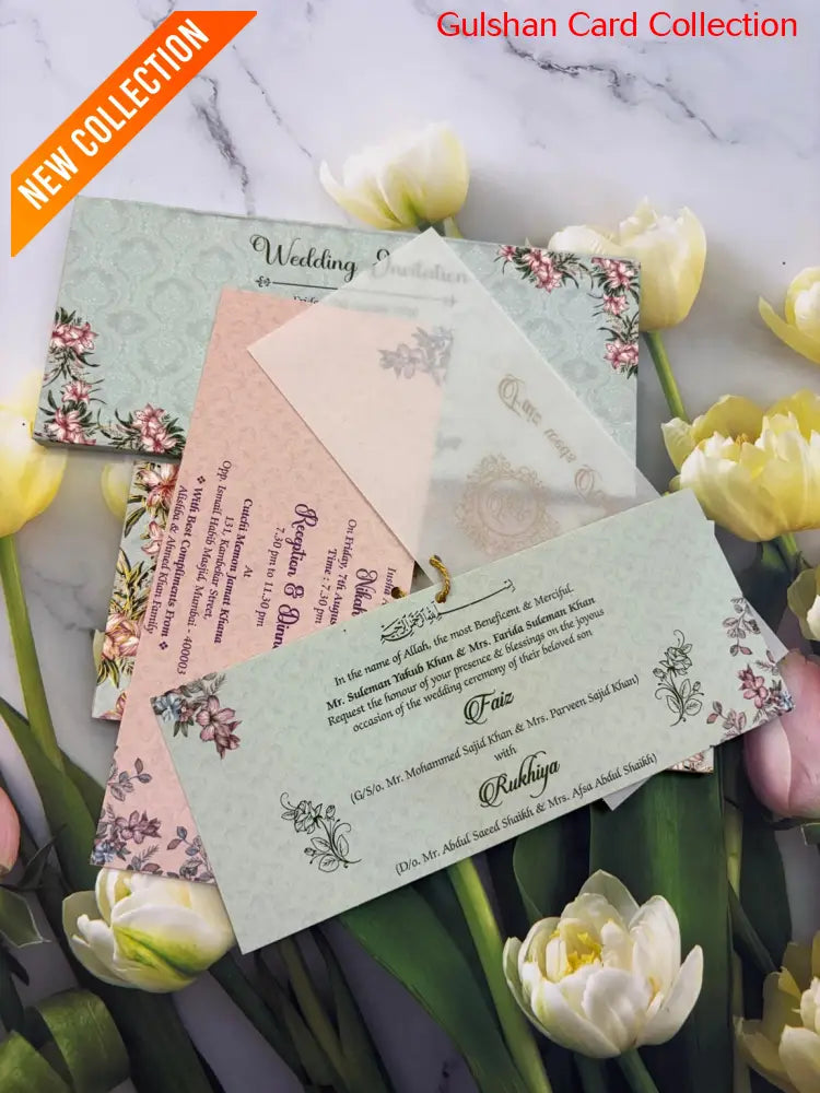 Laser Designer Wedding Invitation Card for Marriage JC N715