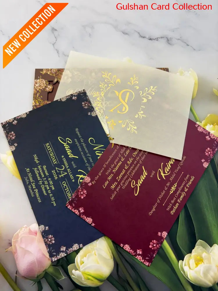 Laser Designer Wedding Invitation Card for Marriage JC N775