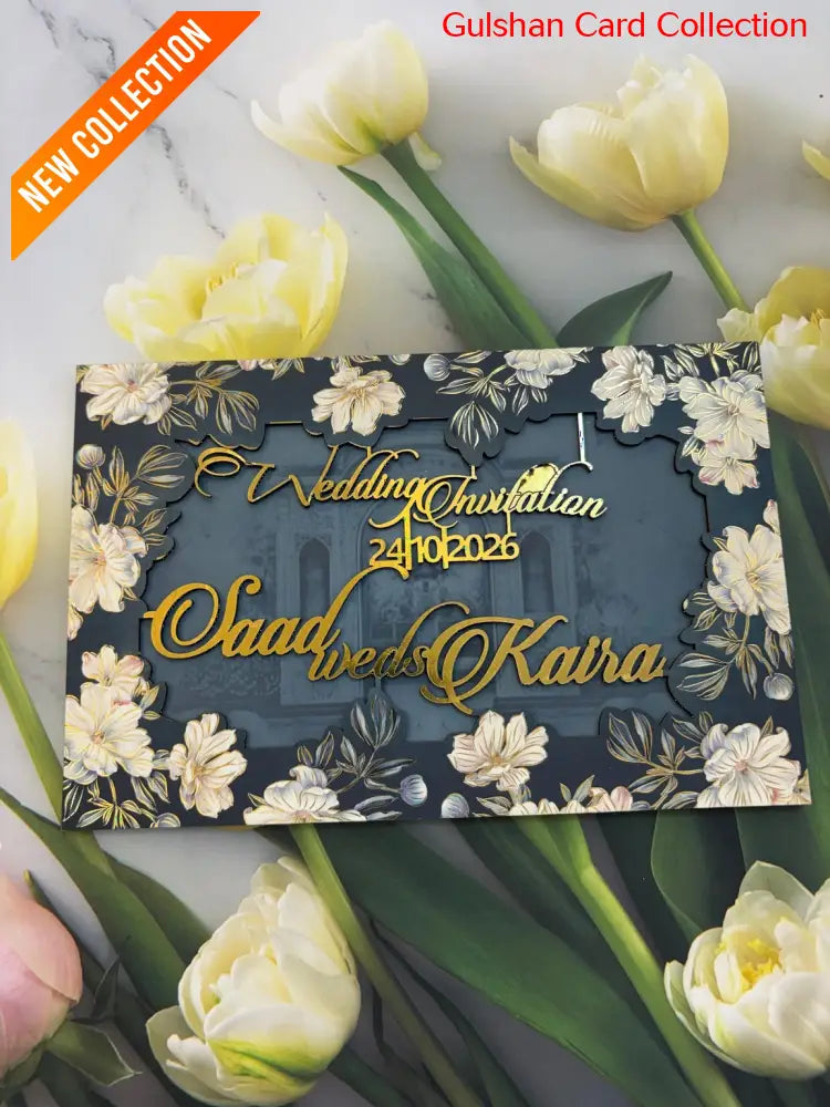 Laser Designer Wedding Invitation Card for Marriage JC N776