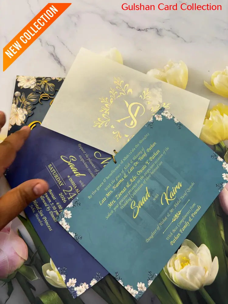 Laser Designer Wedding Invitation Card for Marriage JC N776