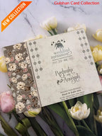 Lazer Cutting Designer Wedding Invitation Card for Marriage RD 8014