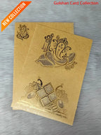 Light Yellow Wedding Invitation Card GCC-04.