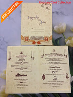 Mehroon Wedding Invitation Card for Marriage SD C-73