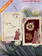 Mehroon Wedding Invitation Card for Marriage SD C-74