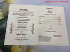 Muslim Wedding Invitation Card SD B-52.