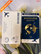 Passport Wedding Invitation Cards for Marriage | Unique Travel Theme Wedding Invites
