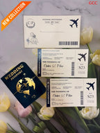 Passport Wedding Invitation Cards for Marriage | Unique Travel Theme Wedding Invites