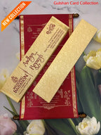 Red & Cream Scroll Invitation Card SD