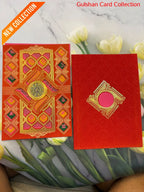 Red designer wedding invitation FT 11